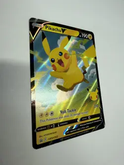 Pikachu V SWSH143 Sword & Shield Promo Celebrations Pokemon NM - Image 2