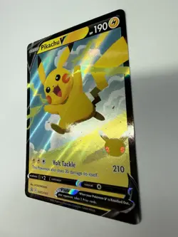 Pikachu V SWSH143 Sword & Shield Promo Celebrations Pokemon NM - Image 3