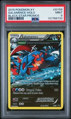 2015 POKEMON XY BLACK STAR PROMOS SALAMENCE #XY59 PSA 9 MINT #131768733 (POP 9) - Image 1