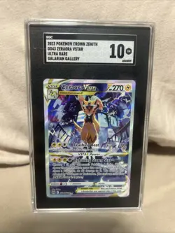 Pokemon Zeraora VSTAR Crown Zenith Galarian Gallery Full Art #GG43 SGC 10 💎 - Image 1