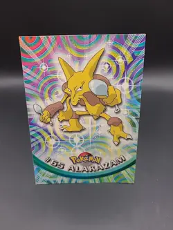 Alakazam #65 Topps 2000 TV Series Animation Pokemon Black Labal T2 Vintage - Image 1