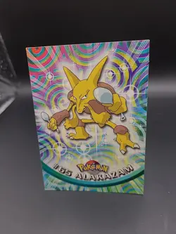 Alakazam #65 Topps 2000 TV Series Animation Pokemon Black Labal T2 Vintage - Image 3