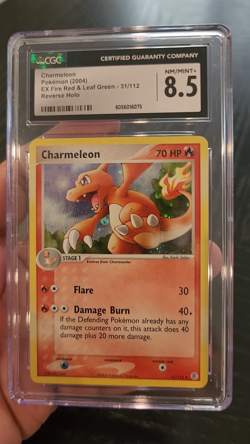 CHARMELEON - REV HOLO - CGC NM 8.5 - 2004 POKEMON EX FIRE RED & LEAF GREEN - #31 - Image 2