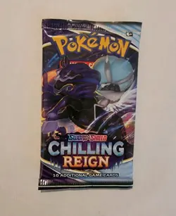 2021 Pokemon Evolving Skies & Chilling Reign Booster Pack from blister - Image 5