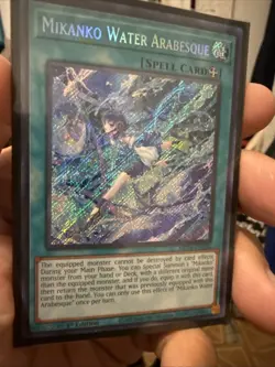 Yugioh Mikanko Water Arabesque MP24-EN136 Secret Rare Misprint - Image 3