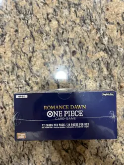 Sealed Romance Dawn Booster Box OP-01 White Bottom One Piece - Image 2