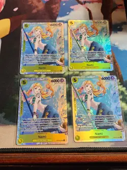 4X Nami EB03-053 Extra Booster: One Piece Heroines Edition SR Playset - Image 1