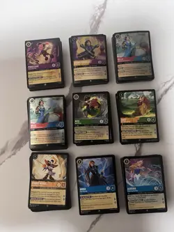 Disney Lorcana Cards Full Decks (trading Game)(Reign Of Jafar)(Archazias island) - Image 1