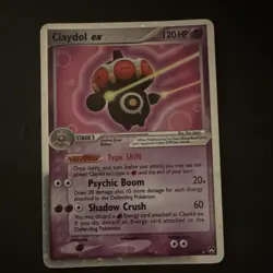 Pokemon Claydol ex Ultra Rare Holo Power Keepers 93/108 120HP TCG Card - Image 1