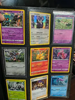 Pokemon TCG Card Lot of 192+ side loading binder VINTAGE+Modern - Image 1