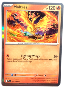 Pokemon Moltres Rare + FREE extra Rare card! - Image 1