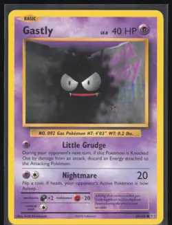 Gastly Regular Non Holo 47/108 Pokemon XY: Evolutions LP Pokemon Card - Image 1