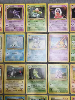 NM Pokemon - 100% Complete of All Base Set Common & Uncommon Cards - 70 Cards - Image 4