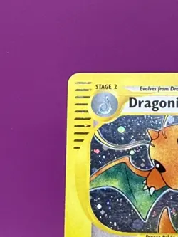 Pokemon TCG Dragonite Expedition Base Set Holo Rare Card 9/165 - Image 3