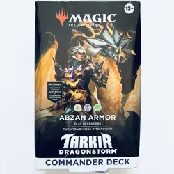 MTG Tarkir: Dragonstorm Commander Deck - Abzan Armor NEW SEALED - Image 1