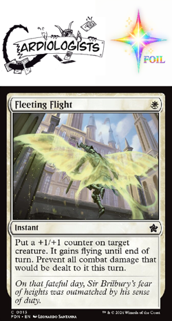 Fleeting Flight FOIL | Magic the Gathering MTG | Foundations | NM - Image 1