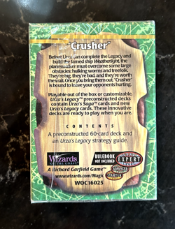 "Crusher" - Urza's Legacy Theme Deck - Sealed - Magic the Gathering MtG - Image 2