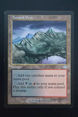 Magic The Gathering MTG TAINTED PEAK Torment LP Lightly Played - Image 1