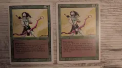 4x Elvish Archers - REVISED - SP - Vintage OOP MTG Playset - See Pictures!! - Image 3