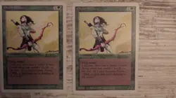 4x Elvish Archers - REVISED - SP - Vintage OOP MTG Playset - See Pictures!! - Image 5