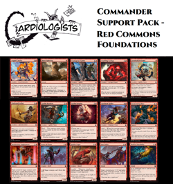 Commander Support Pack | Magic the Gathering MTG | Red Common | Foundations - Image 1