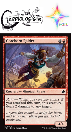Gorehorn Raider FOIL | Magic the Gathering MTG | Foundations | NM - Image 1