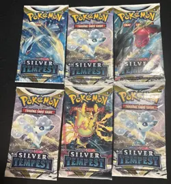 Pokemon TCG Sword & Shield - Silver Tempest / 6 Packs - Image 1