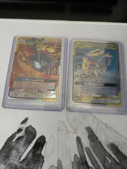 Pokemon TCG Garchomp & Giratina And Motor Zapdos Articuno Gx ￼ - Image 1