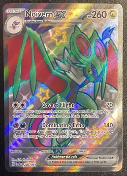 Noivern ex Full Art UR 220/091 Pokemon TCG S&V Paldean Fates Shiny Ultra Rare NM - Image 1
