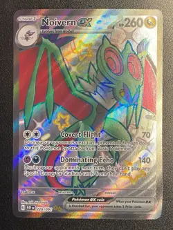 Noivern ex Full Art UR 220/091 Pokemon TCG S&V Paldean Fates Shiny Ultra Rare NM - Image 2