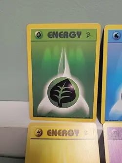 Pokemon TCG Assorted Energy Cards - Set Of 4 - Base Set 2 Unlimited Regular LP - Image 2