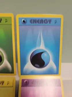 Pokemon TCG Assorted Energy Cards - Set Of 4 - Base Set 2 Unlimited Regular LP - Image 3