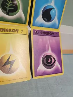 Pokemon TCG Assorted Energy Cards - Set Of 4 - Base Set 2 Unlimited Regular LP - Image 5
