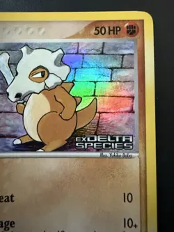 Pokemon TCG Delta Species Cubone EX 60/113 Stamped Reverse Holo Near Mint - Image 3