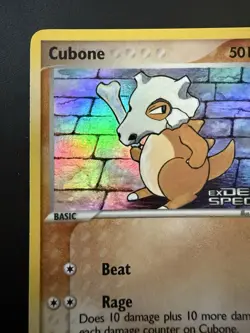 Pokemon TCG Delta Species Cubone EX 60/113 Stamped Reverse Holo Near Mint - Image 4