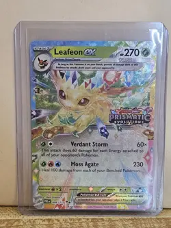 Pokemon TCG - Leafeon ex - (Prismatic Evolutions Stamp) 006/131 Surprise Box - Image 5