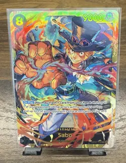 Sabo OP07-118 SEC Alt Art One Piece TCG (500 Years in the Future set) English NM - Image 1