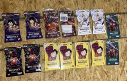 Bandai One Piece CCG Booster Pack Lot English - Romance Dawn, Paramount War, Wi… - Image 1