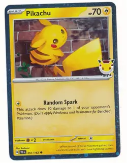 D477861 Pokemon Pokemon Card + Coin Pikachu Pokemon Day Promo 2026 051/162 - Image 1