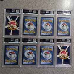 Lot of EIGHT PSA 8 Graded Pokemon Cards Japanese Vintage English 1997-2024 - Image 2