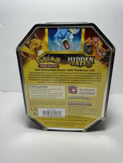 Pokemon TCG: Hidden Fates Tin (45 Cards) Charizard EX Sealed 820650804816 - Image 2