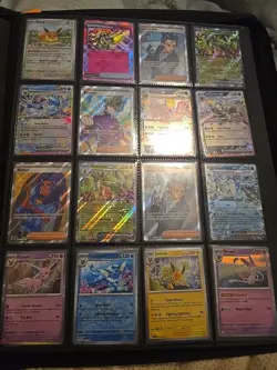 Pokemon Prismatic Evolutions Card Lot 76X Ships With Penny Sleeves No Binder - Image 1