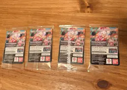🏀4 Piece Monkey.D.Luffy US College Basketball Promo Cards *SEALED* - Image 2