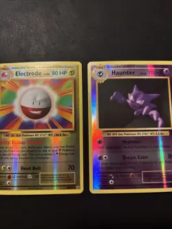 Pokemon TCG: XY Evolutions 2 Card Reverse Holo Lot- Electrode & Haunter - Image 1
