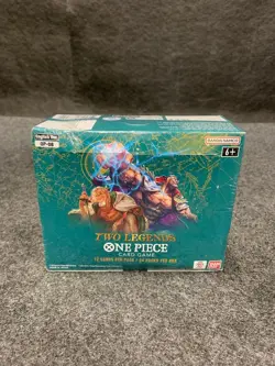 BANDAI One Piece Card Game Two Legends Booster Display Box 24 Packs, Box Wear - Image 1
