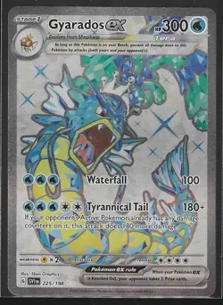 Pokemon Card Gyarados ex 225/198 Scarlet & Violet Ultra Rare Full Art Near Mint - Image 1