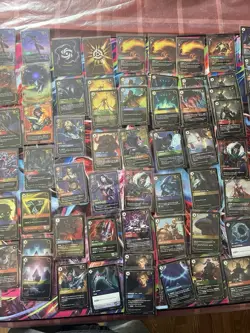 riftbound: league of legends tcg spiritforged Holo Card Lot Of 65 - Image 1