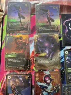 riftbound: league of legends tcg spiritforged Holo Card Lot Of 65 - Image 3