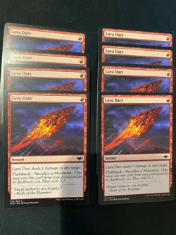 MTG Modern Horizons 1 Lava Dart x 4 (play set) - Image 1