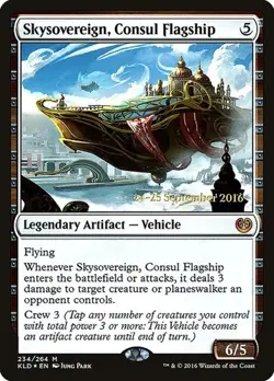 Skysovereign, Consul Flagship - Foil Prerelease Promo Kaladesh LP MTG - Image 1